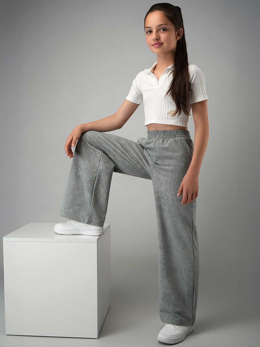 Брюки HappyFox HF070SPвинтаж.серый - фото 2