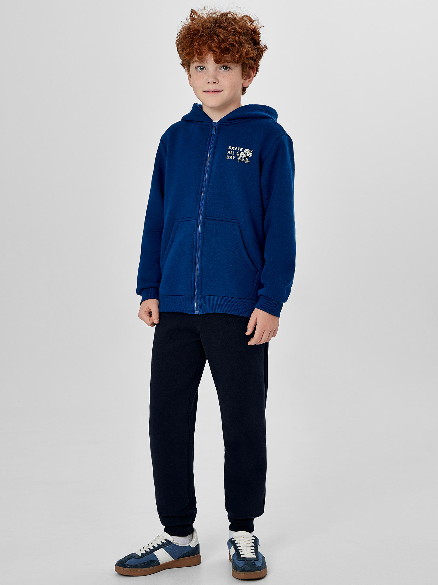 Костюм Mark Formelle (Марк Формэль) 393314/синий +неви +печать - фото 1