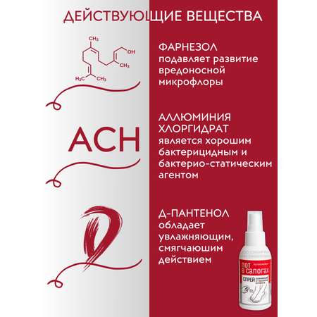 Дезодорант для ног ВостокСпецФарм Спрей