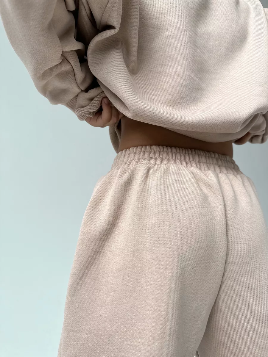 Брюки ROOMY ESSENCE COMFYjog/beige - фото 4