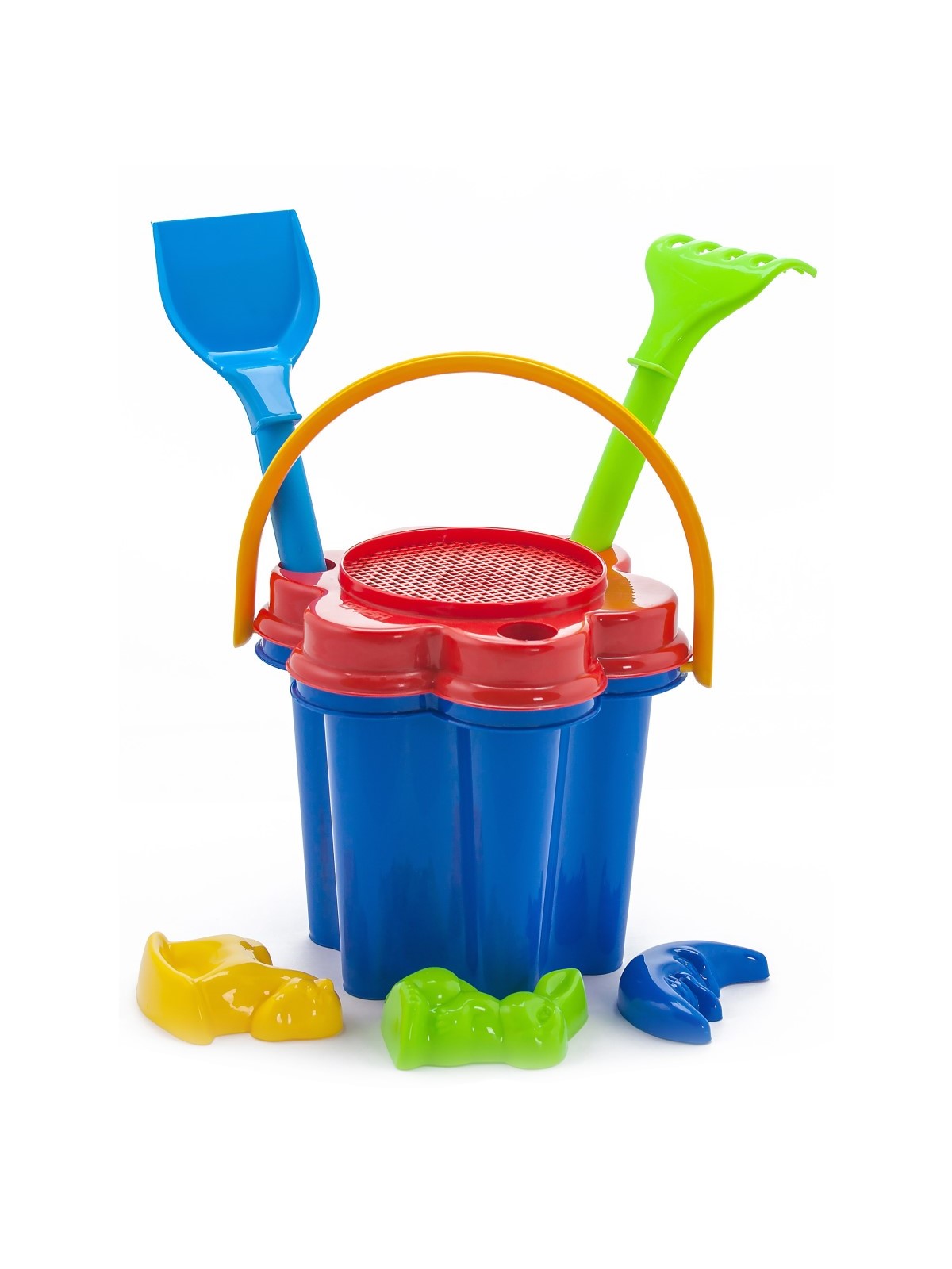 Набор игр ТЕБЕ ИГРУШКА Городки 49 см + Набор Цветок - фото 7