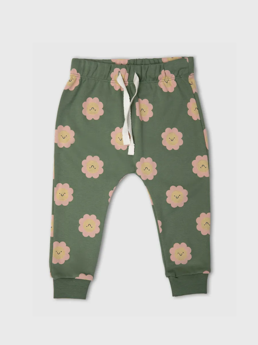 Брюки 3 шт Mark Formelle (Марк Формэль) 85113-3/св.розовый +розовый +цветы на зелени - фото 11