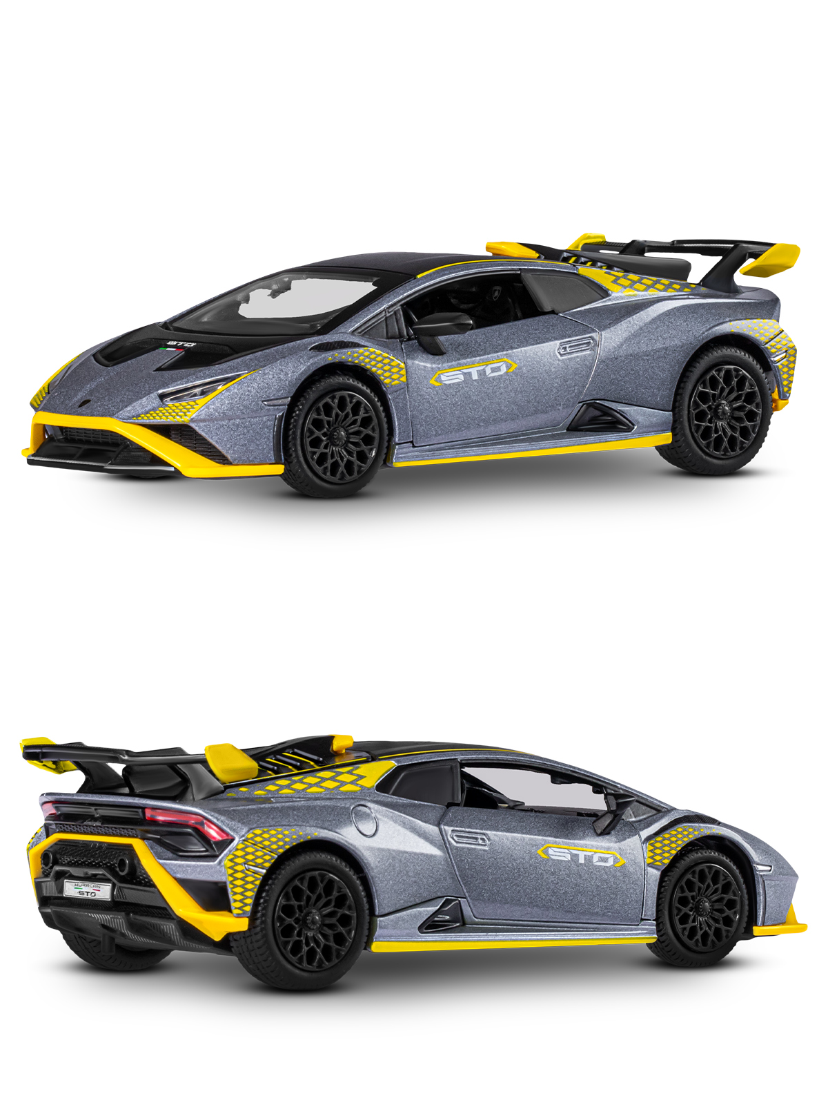 Автомобиль АВТОпанорама Lamborghini Huracan STO 1:24 JB1251759 - фото 19