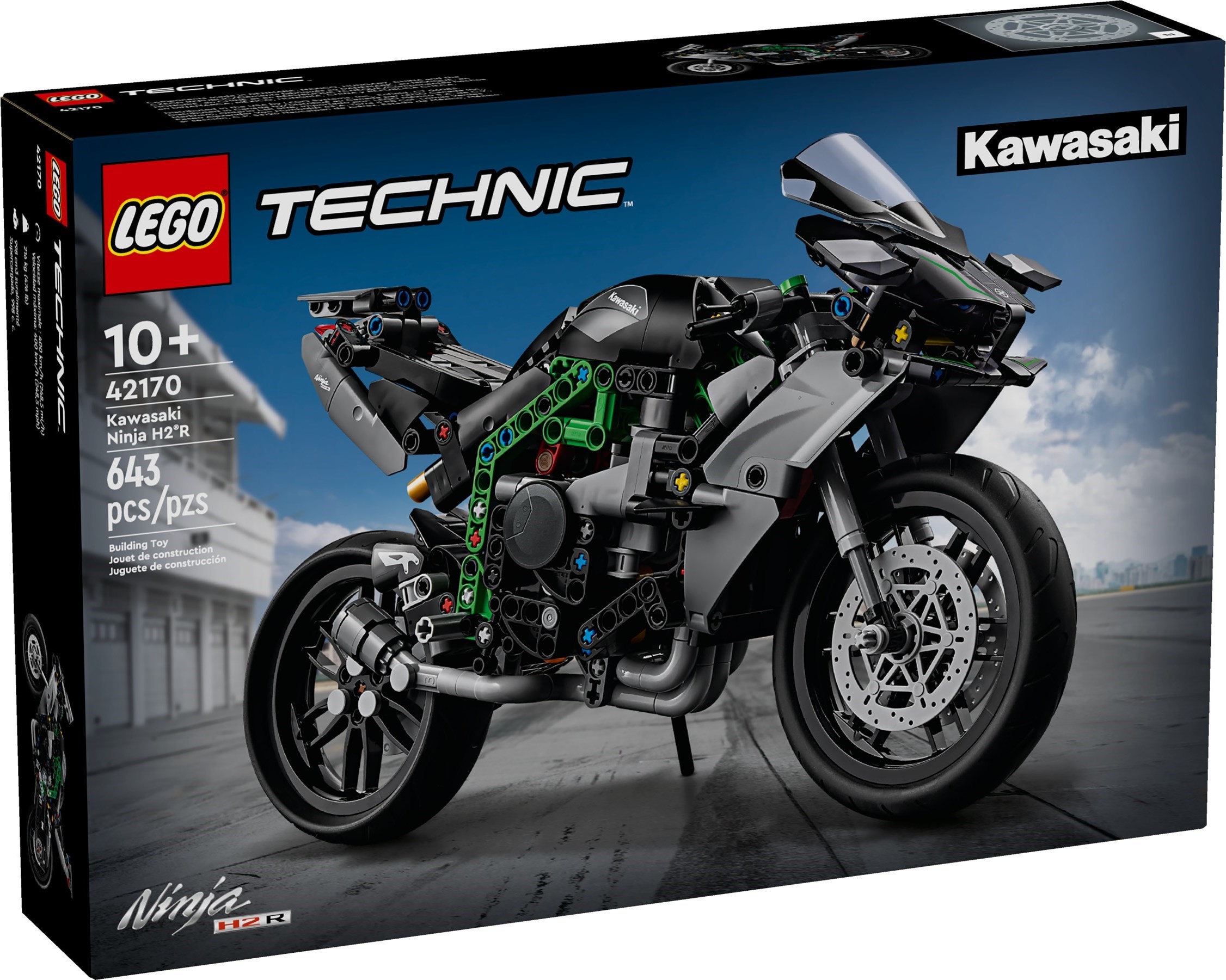 Изображение товара Конструктор LEGO Technic Мотоцикл Kawasaki Ninja H2R 42170 834 деталей
