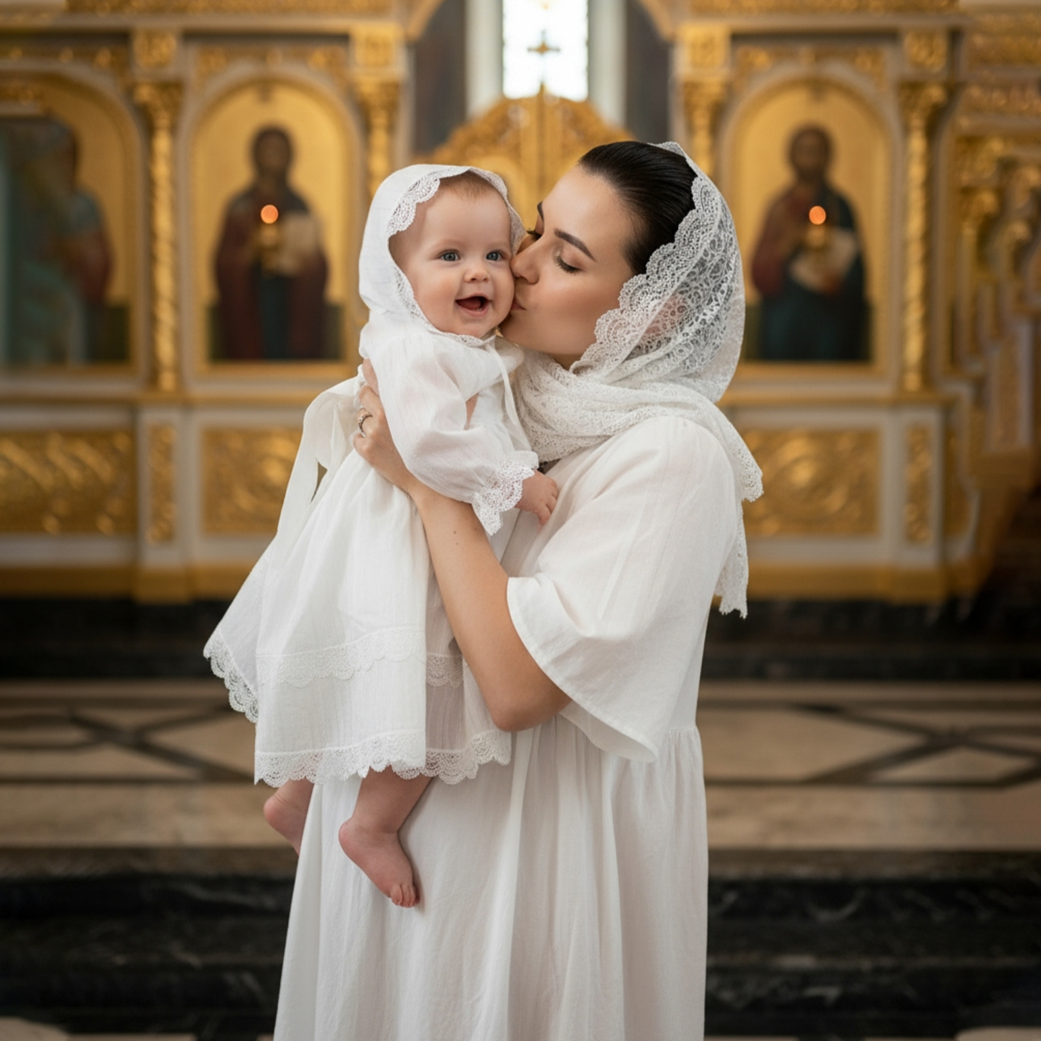 Платье крестильное LEO 7004А_молочный - фото 4