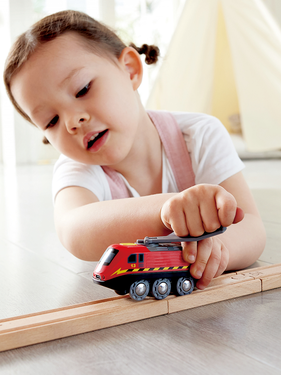 Поезд Hape 11.5 см E3874_HP - фото 1