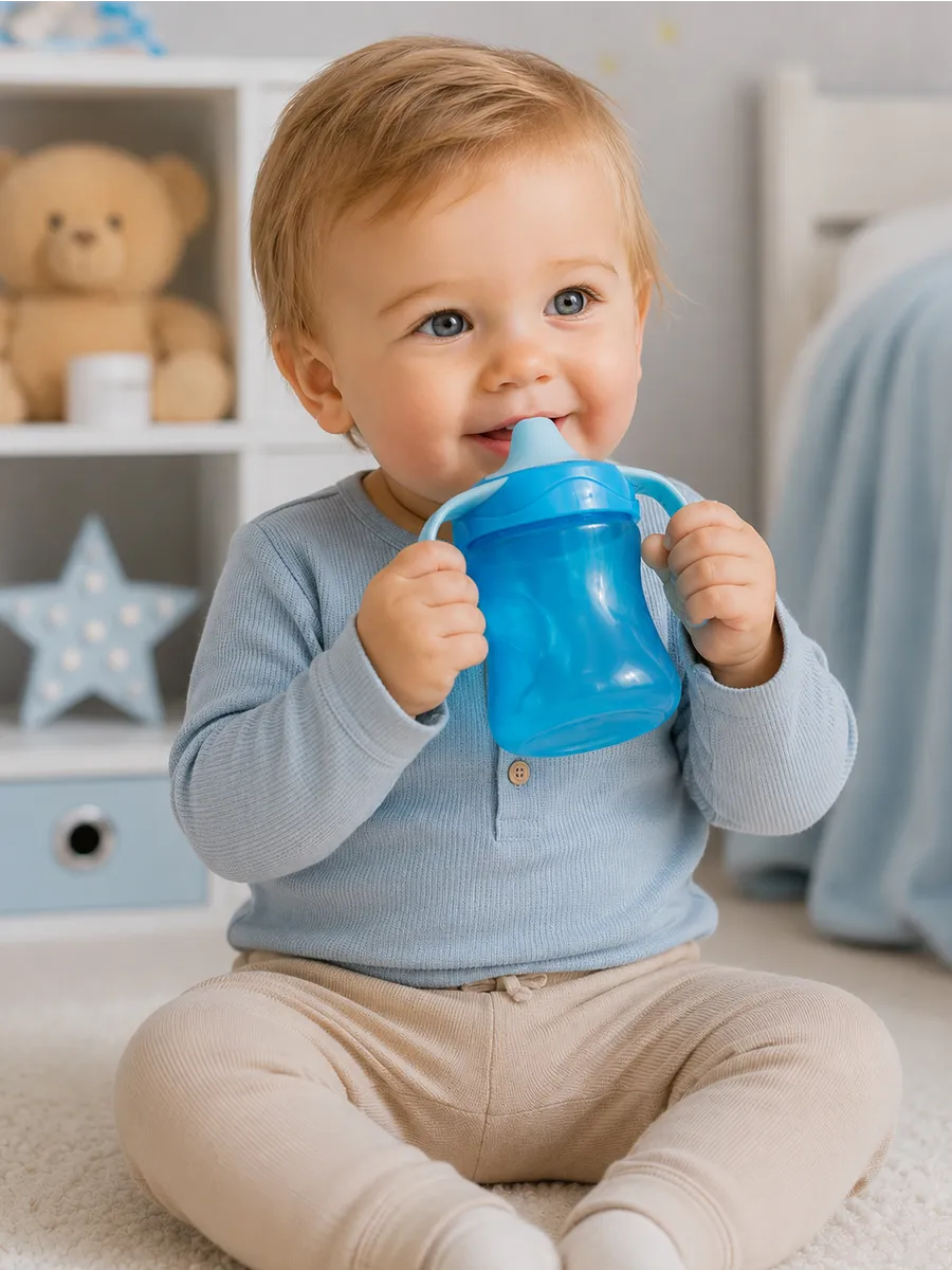 Поильник babynova 220 мл - фото 3