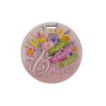 Магнит на холодильник Задира бирка на подарок с 8 Марта