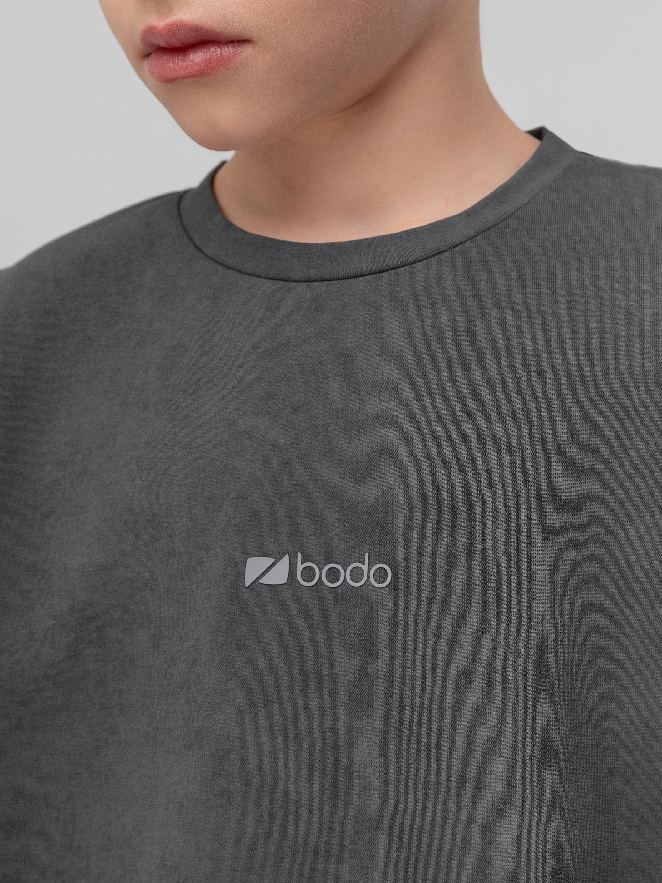 Лонгслив Bodo 7-307MU_серый - фото 5