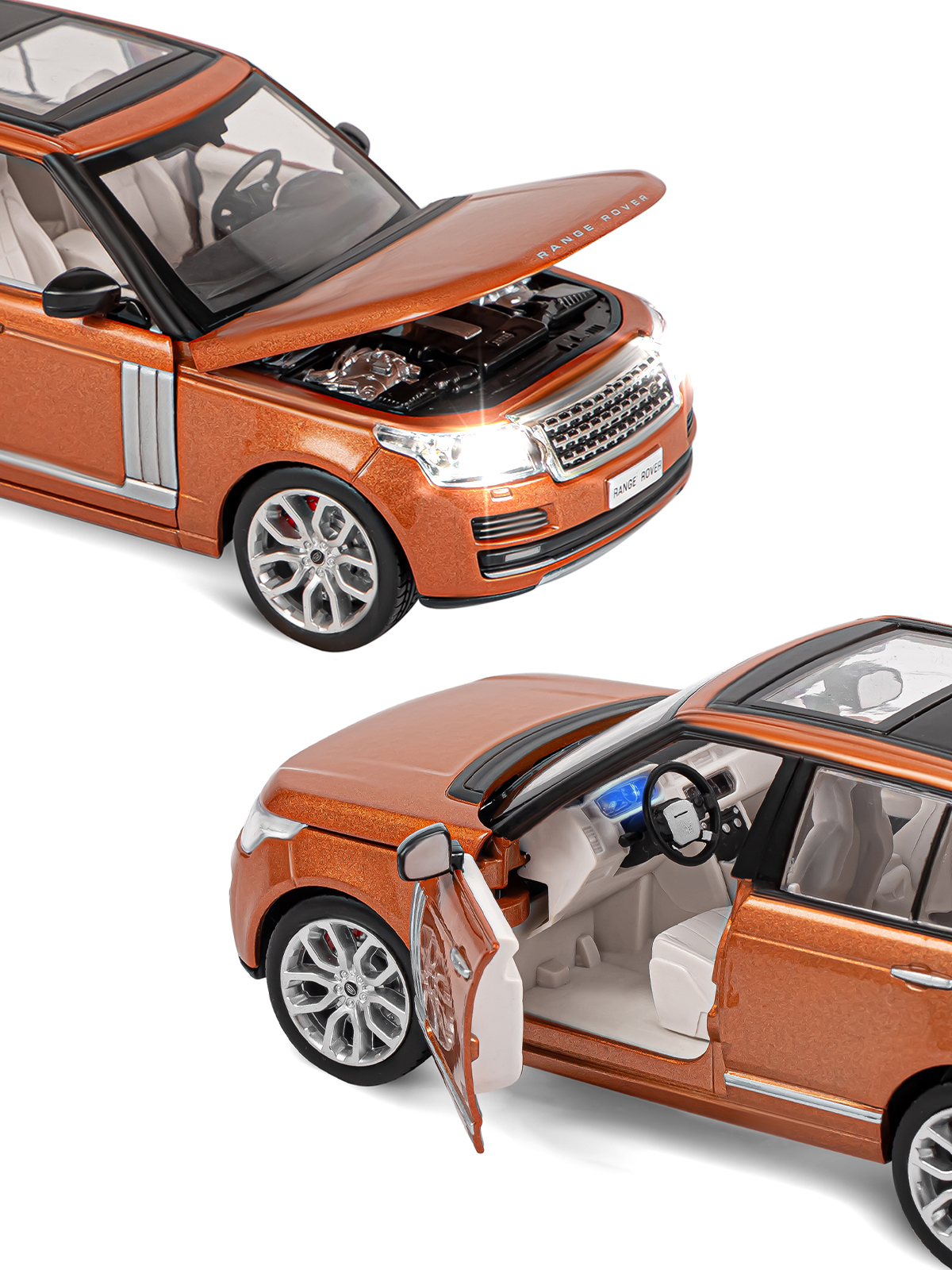 Внедорожник АВТОпанорама Land Rover Range Rover 1:26 JB1251132 - фото 9