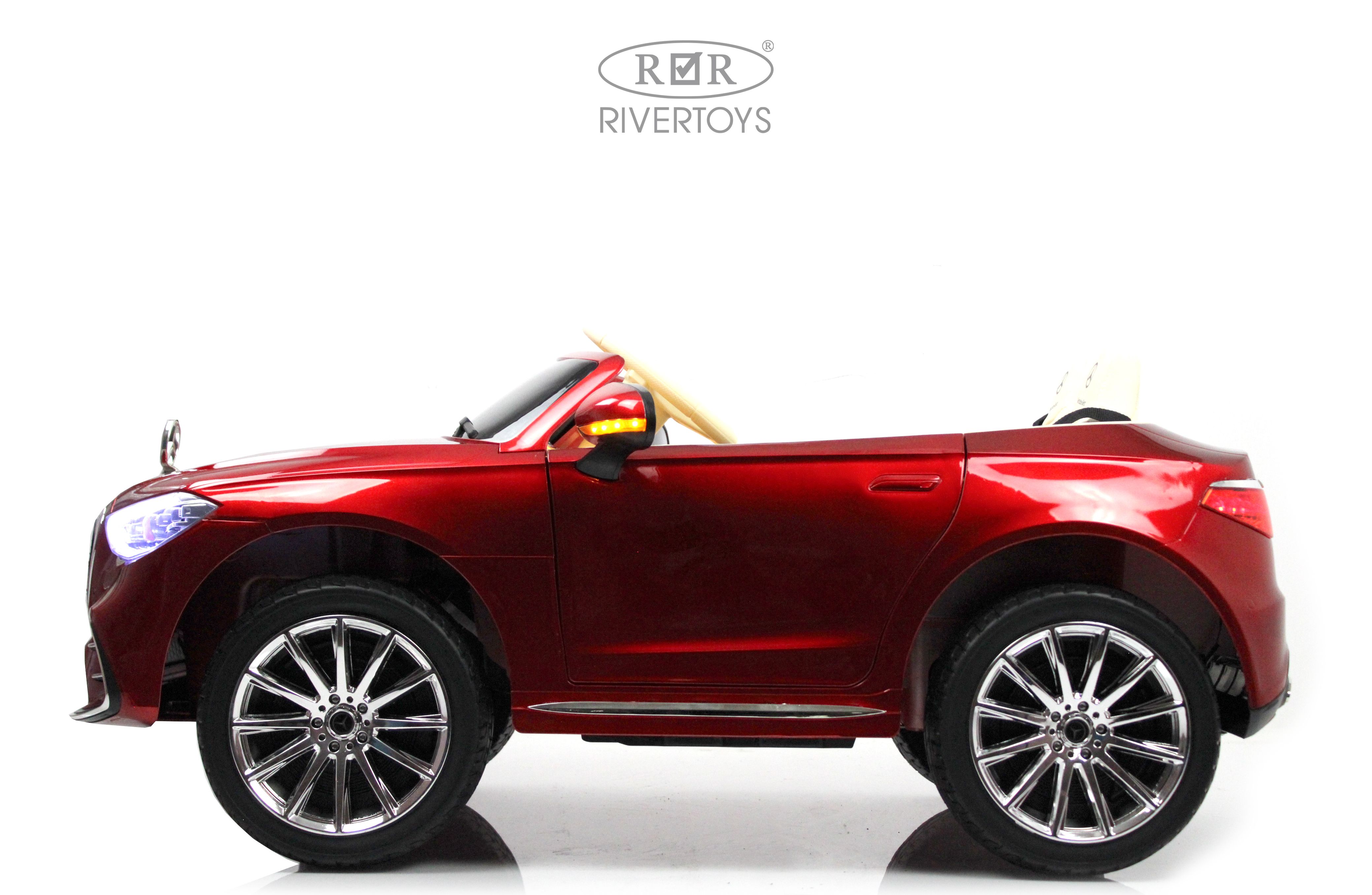 Электромобиль RIVERTOYS Mercedes М333БХ-RED-GLANEC С пультом ДУ - фото 8
