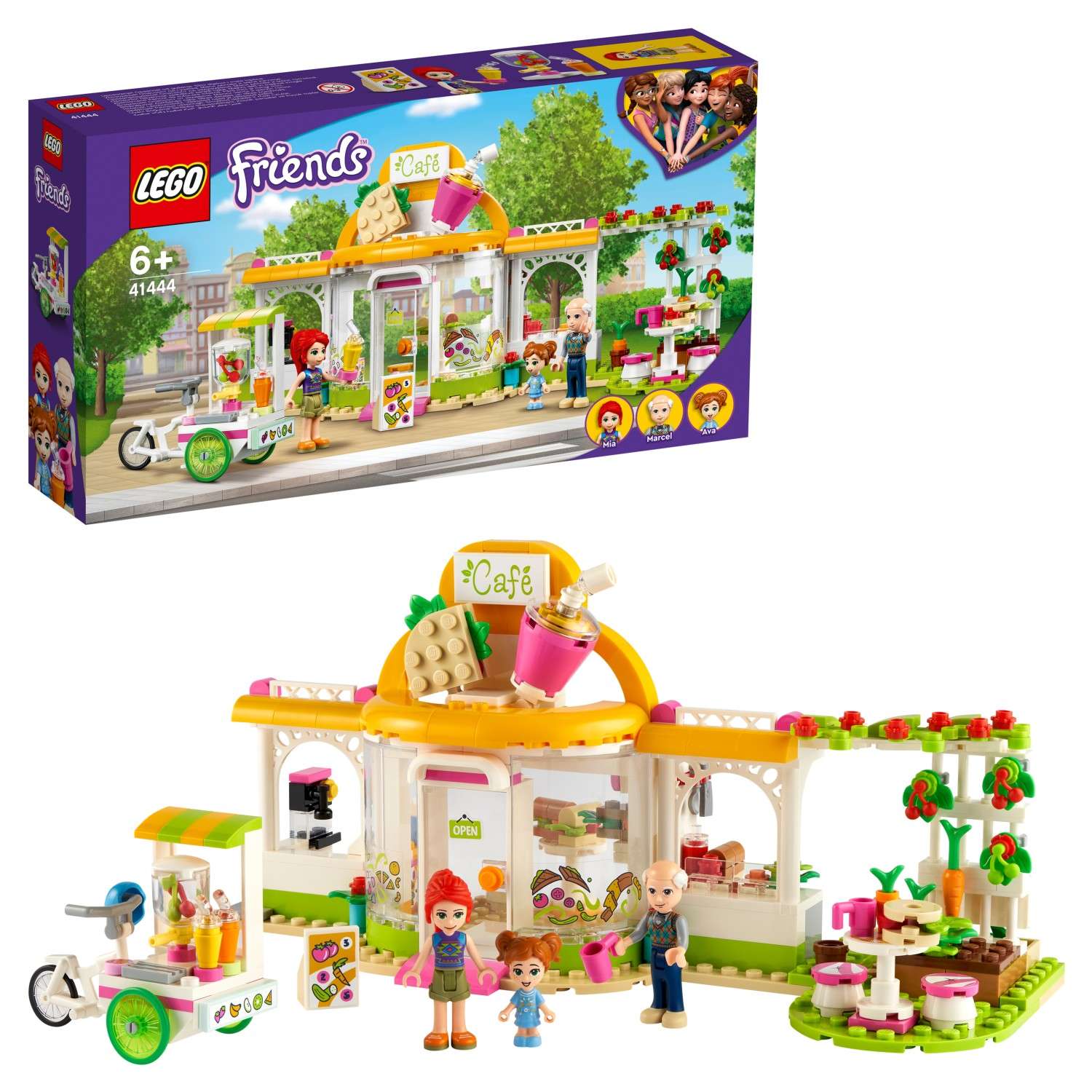 Конструктор LEGO Friends Кафе Хартлейк-Сити блочный - фото 1