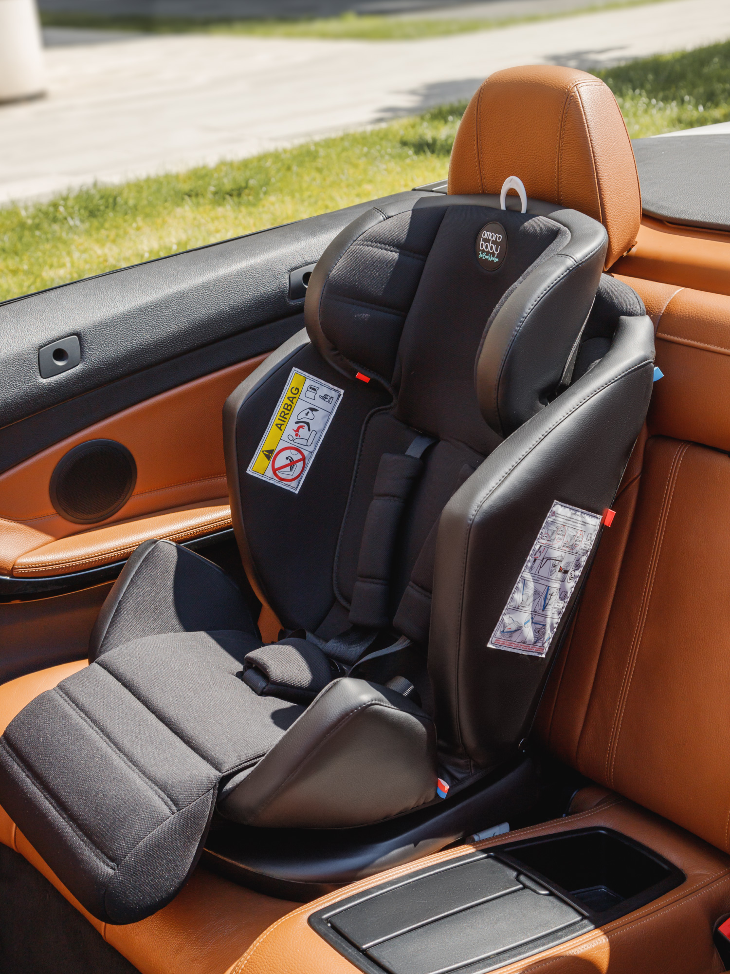 Автокресло Amarobaby Favorite Isofix 0+/1/2/3 (0-36 кг) бежевый - фото 25