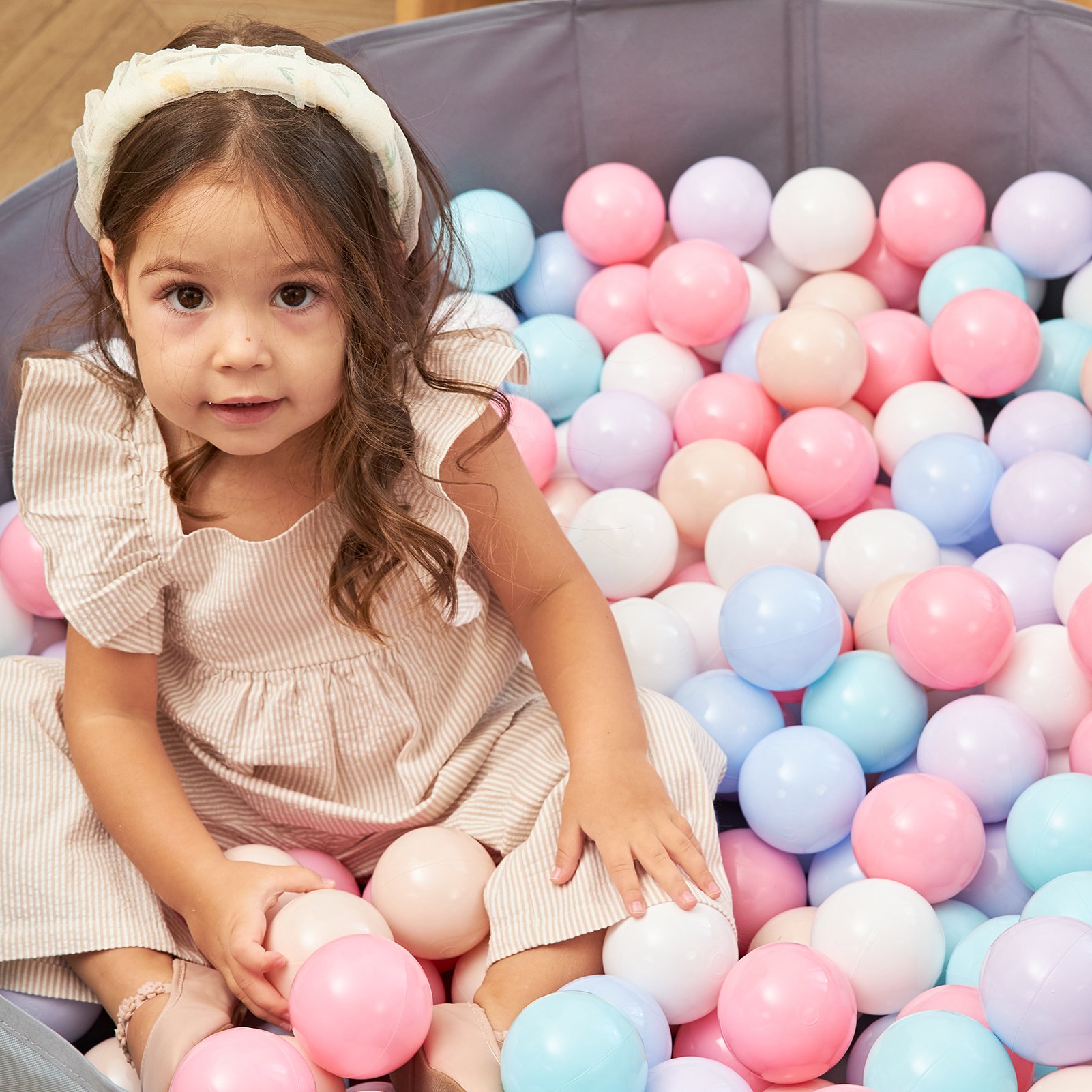 Детский сухой бассейн UNIX Kids Space + 150 шариков - фото 17