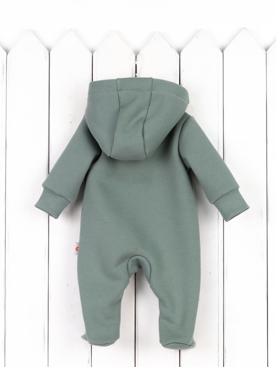 Комбинезон утепленный Baby boom К394/5-Ф аппликация мишка полынь - фото 2