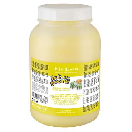 Шампунь для кошек и собак Iv San Bernard Fruit of the Groomer Ginger and Elderbery для любого типа шерсти против раздражений и перхоти 3.25л