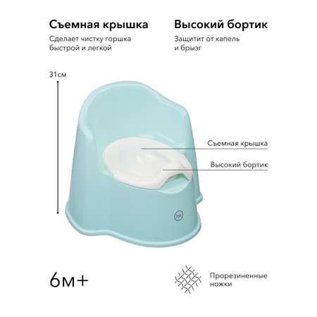 Горшок Happy Baby детский Zozzy