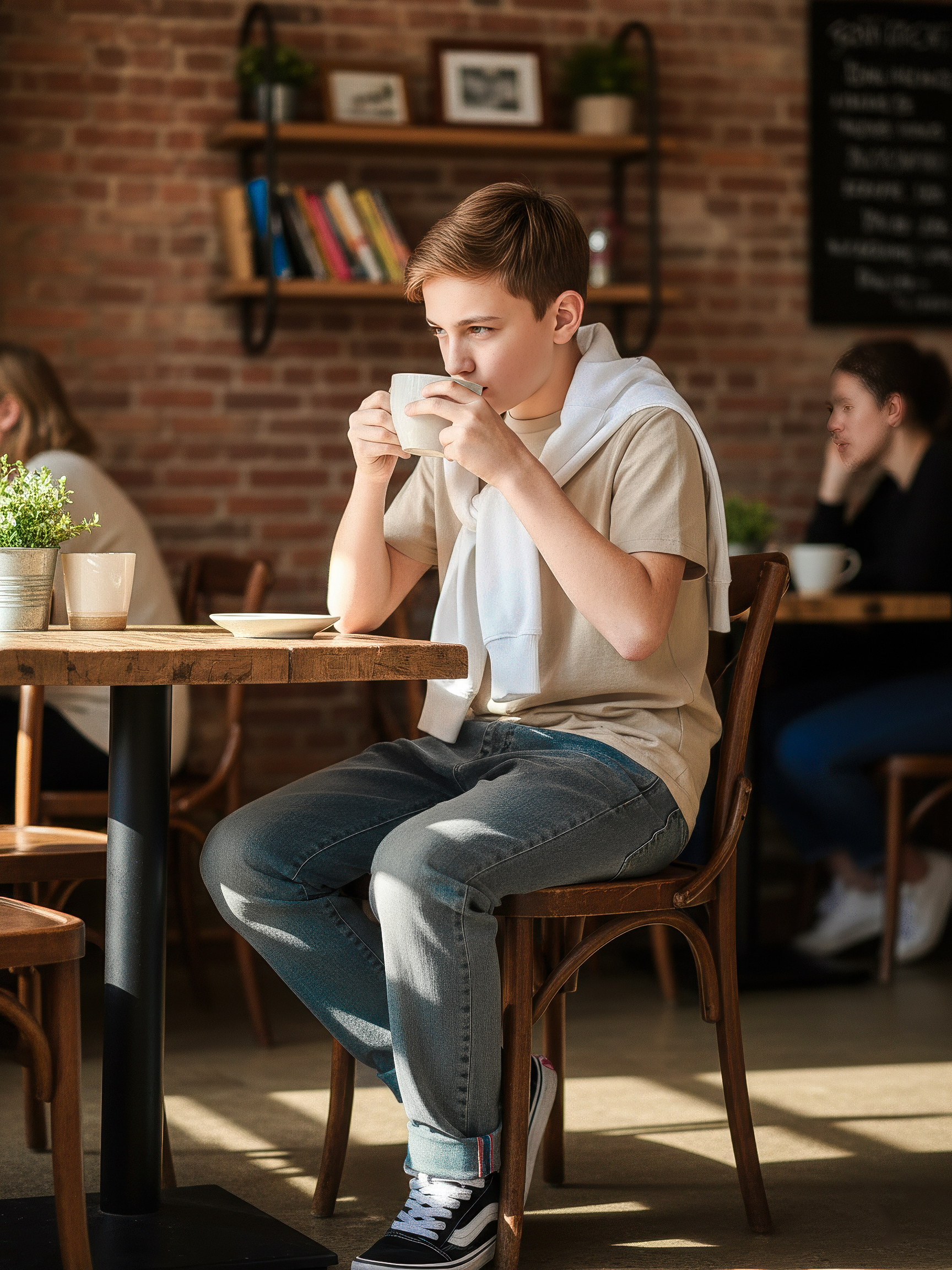 Джинсы-бананы СИНИЙ МИР WM7259NJ-G63 - фото 6