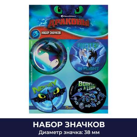 Значок PRIORITY 4 шт.