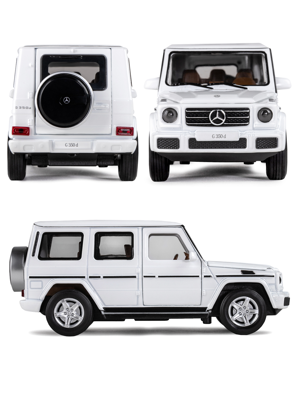 Внедорожник АВТОпанорама Mercedes Benz G350d 1:32 JB1200189 - фото 6