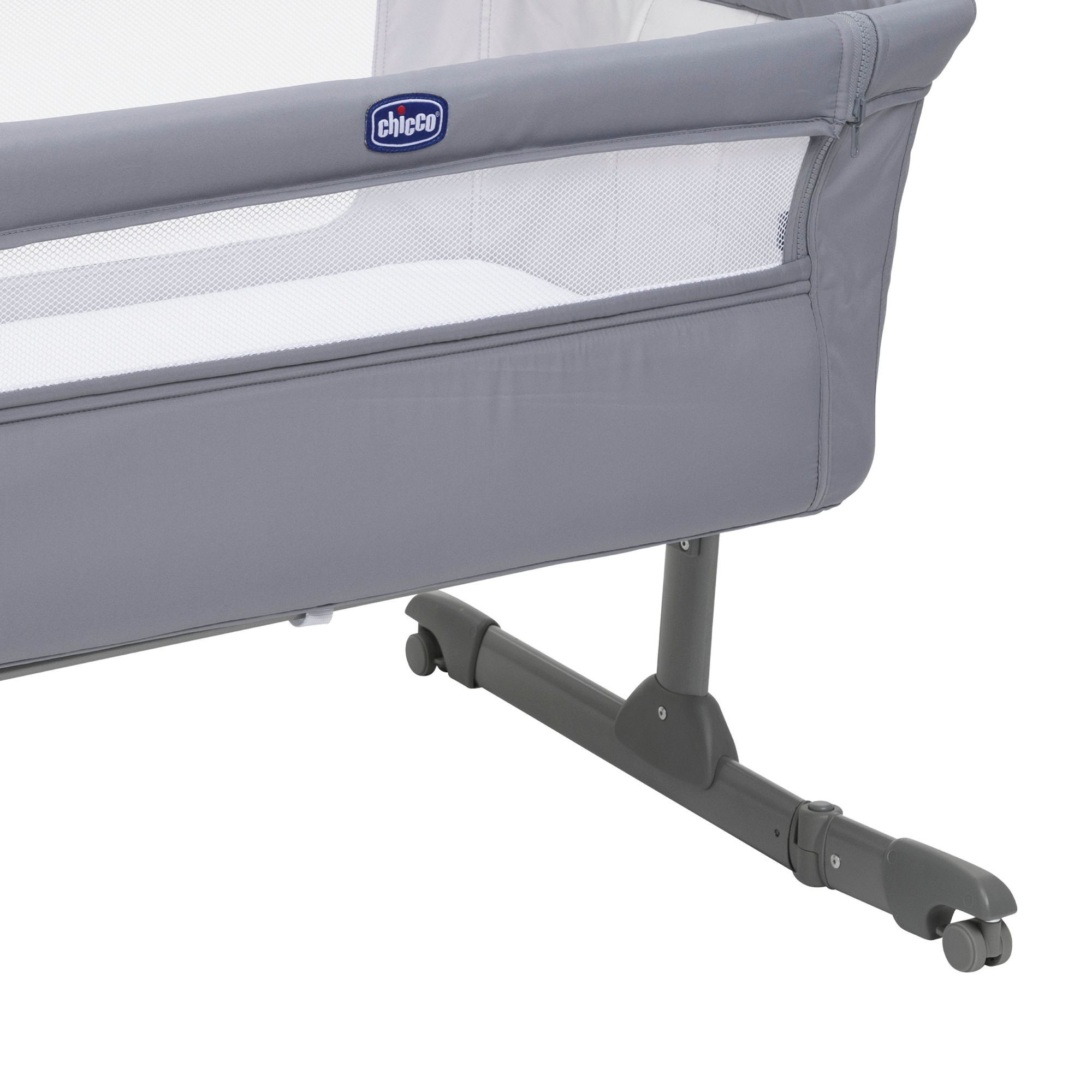 Детская кроватка Chicco Next2Me Essential c рождения до 6 месяцев Stone Re_Lux прямоугольная, без маятника - фото 13