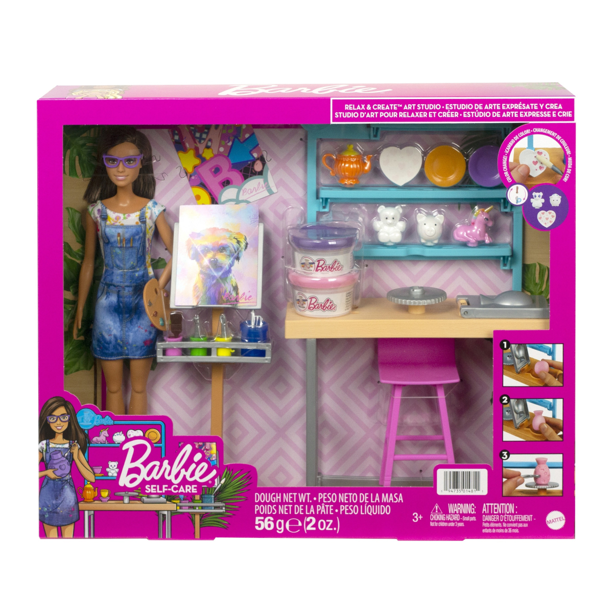Кукла модельная Barbie творческая студия HCM85 - фото 2