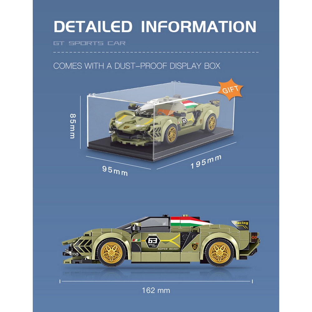Конструктор Mould King Lamborghini Sian блочный - фото 7