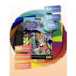 Цветной картон AXLER 80 лист.