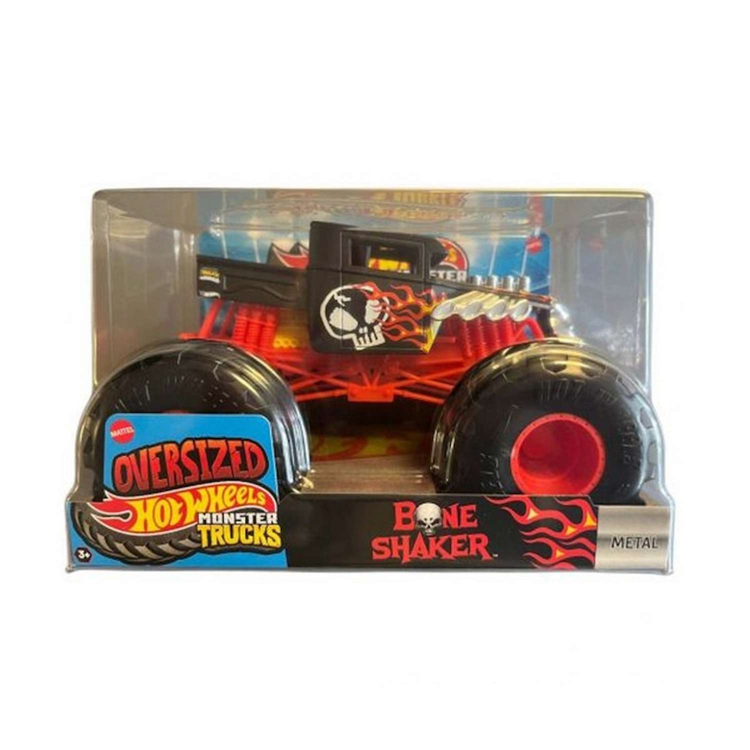 Монстр-трак Hot Wheels Monster Trucks 1:24 красный FYJ83 - фото 1