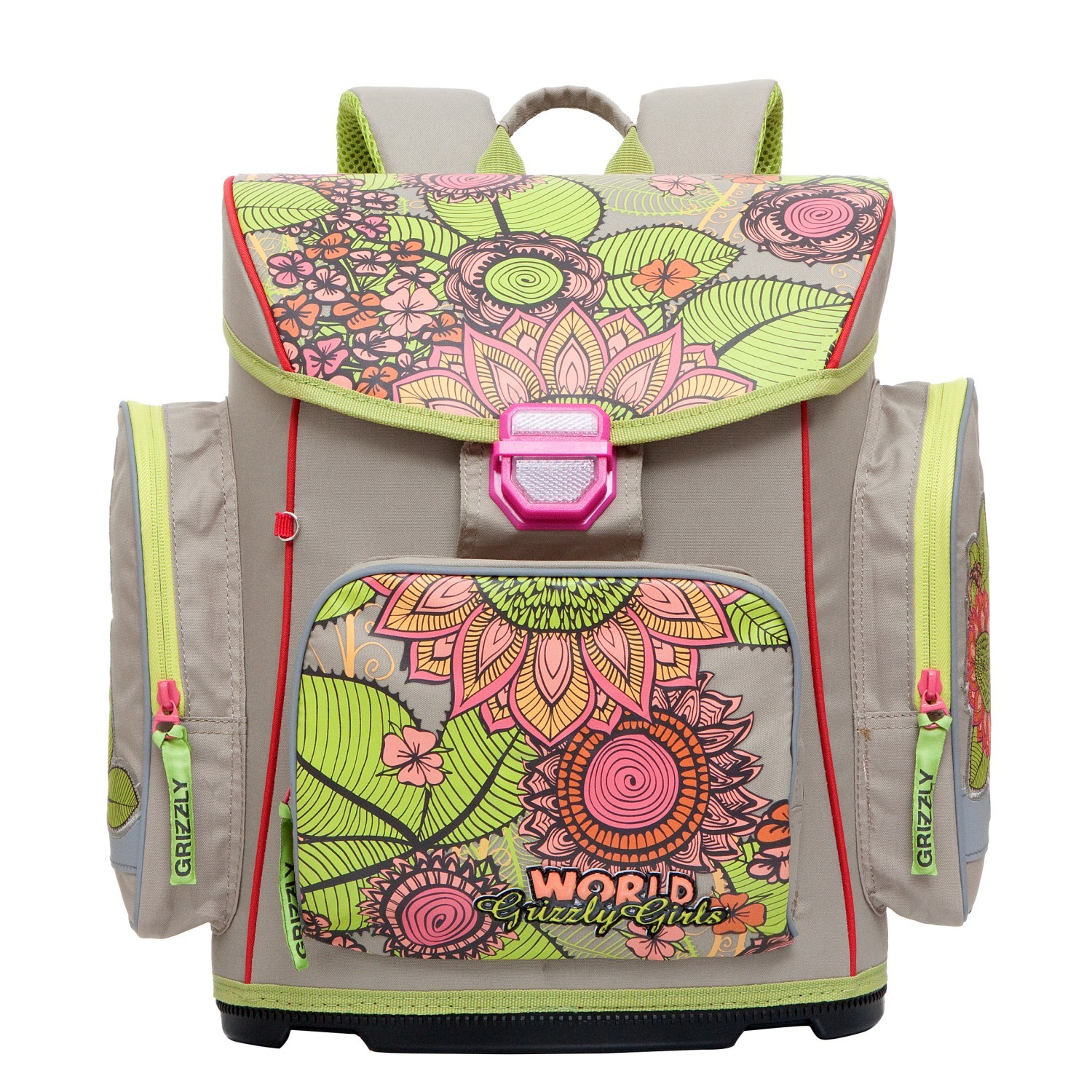 Ранец Grizzly Узоры - фото 1