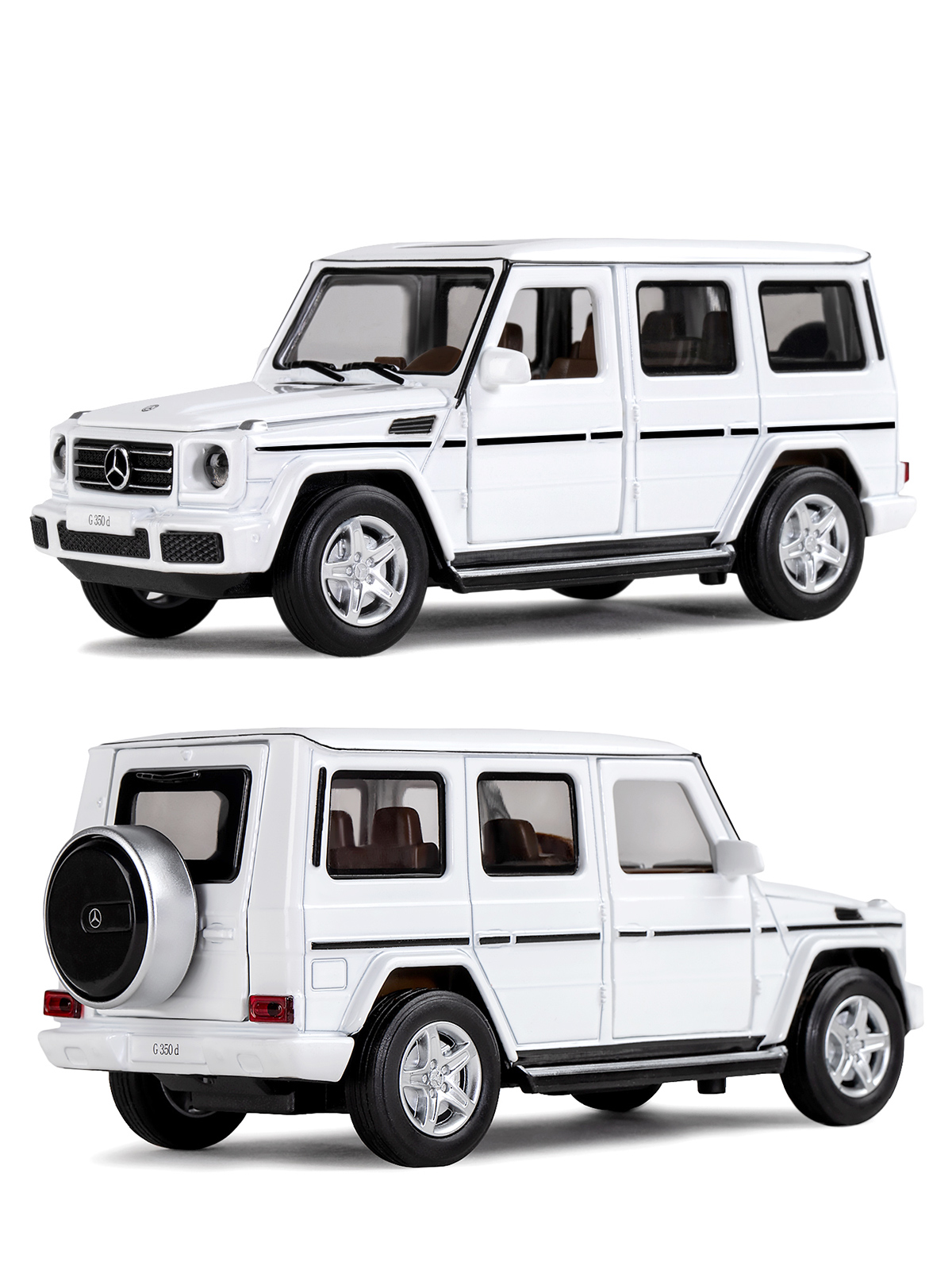 Внедорожник АВТОпанорама Mercedes Benz G350d 1:32 JB1200189 - фото 7