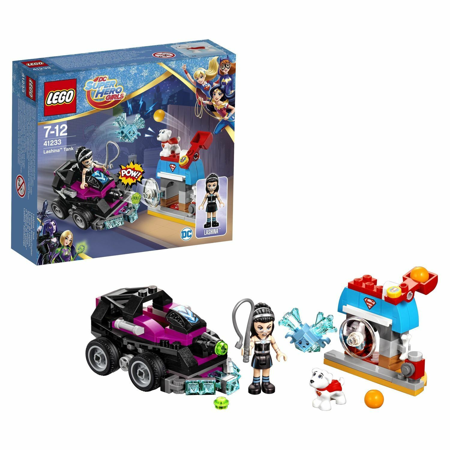 Конструктор LEGO DC Super Heroes Girls Танк Лашины блочный - фото 1