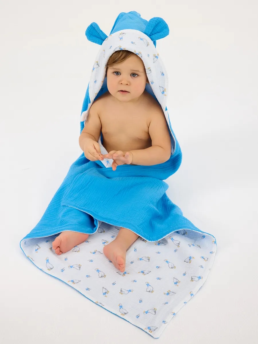 Полотенце Loo-Loo гусь 95 x 95 см 1 шт. - фото 12