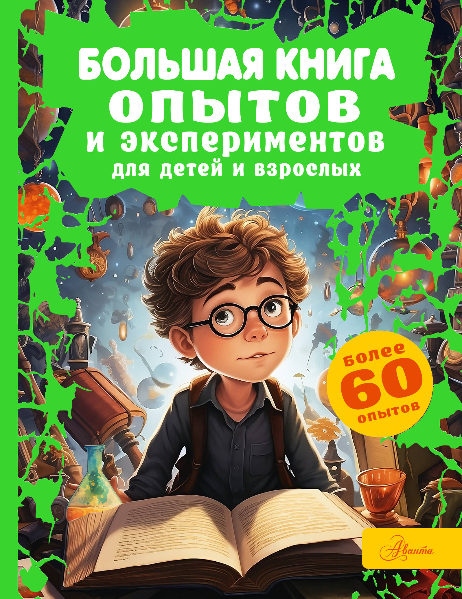 Книга АСТ Большая книга опытов и экспериментов для детей и взрослых - фото 1