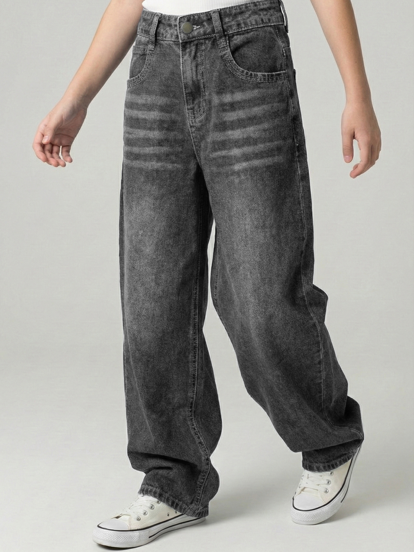 Джинсы-багги СИНИЙ МИР R98A-IL - фото 2