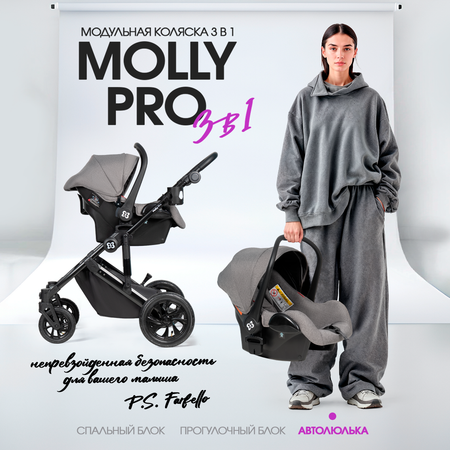 Коляска 3в1 Farfello Molly Pro