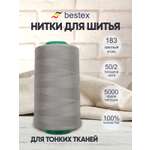 Нитки для шитья для оверлока 50/2 Bestex 5000 ярдов цв 183