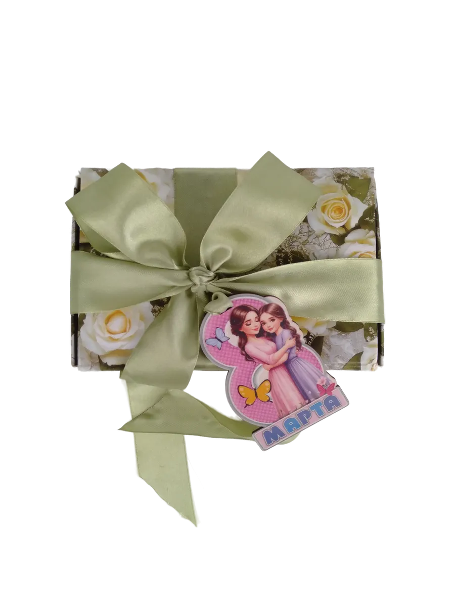 Магнит на холодильник Задира бирка на подарок с 8 Марта - фото 3