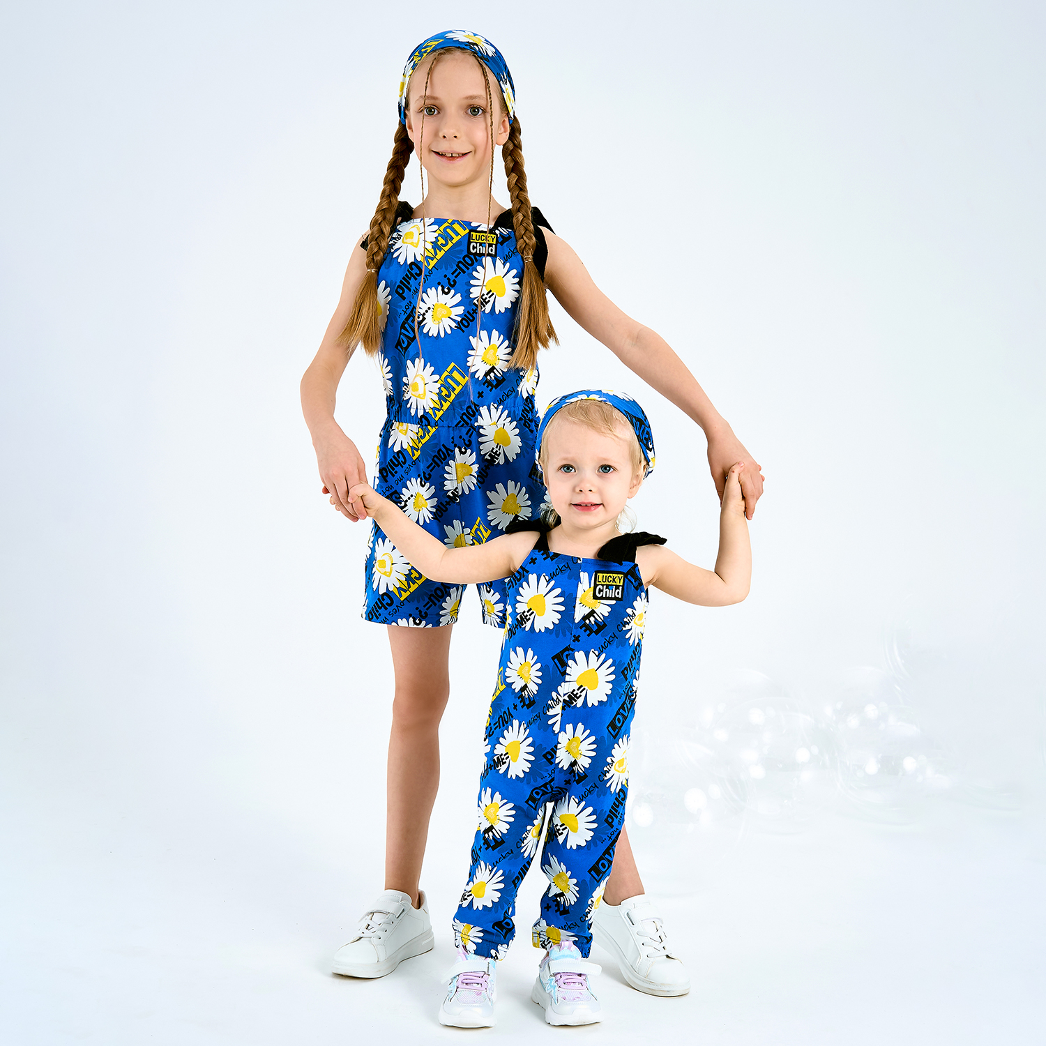 Полукомбинезон Lucky Child 143-30К/ромашки/0-2 - фото 9