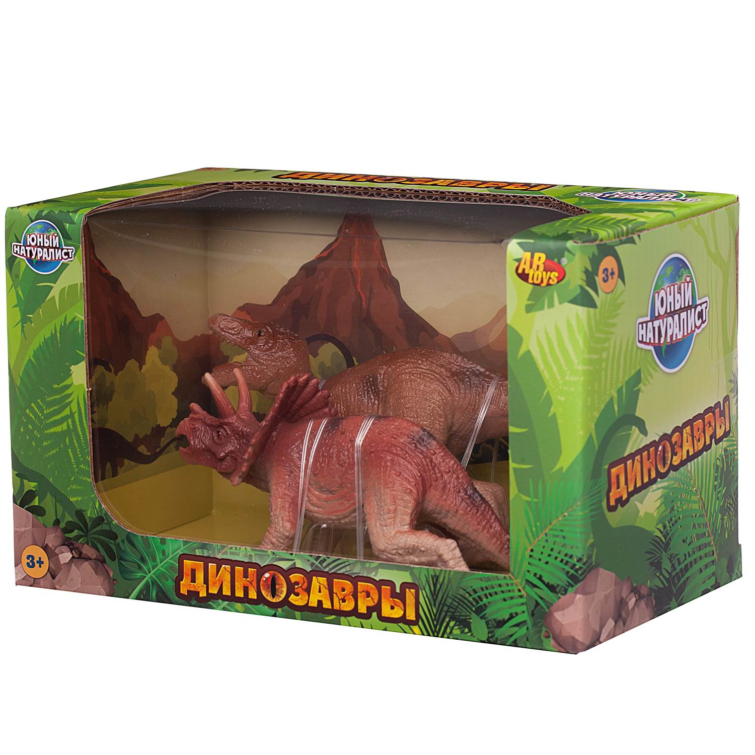Игровой набор Abtoys Трицератопс vs Тираннозавр - фото 2