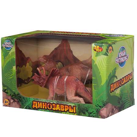 Игровой набор Abtoys Трицератопс vs Тираннозавр