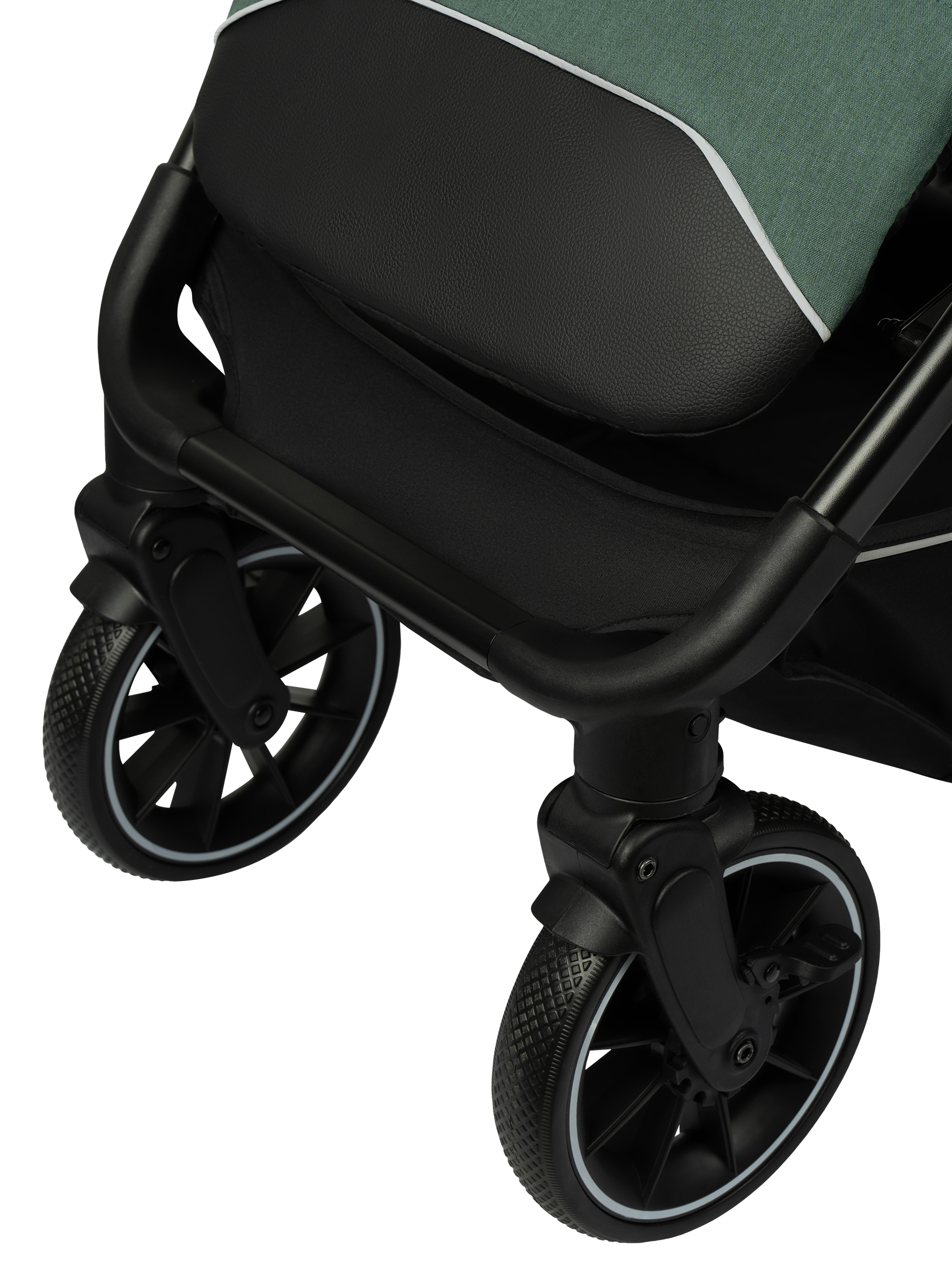 Коляска прогулочная JOVOLA LUNA зеленый-серый - фото 41