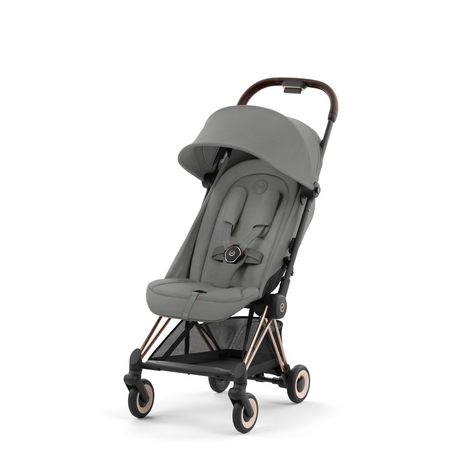 Коляска прогулочная Cybex Coya Rosegold серый - фото 1