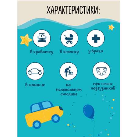 Пелёнки одноразовые Пелигрин 40х60 см 30 шт.