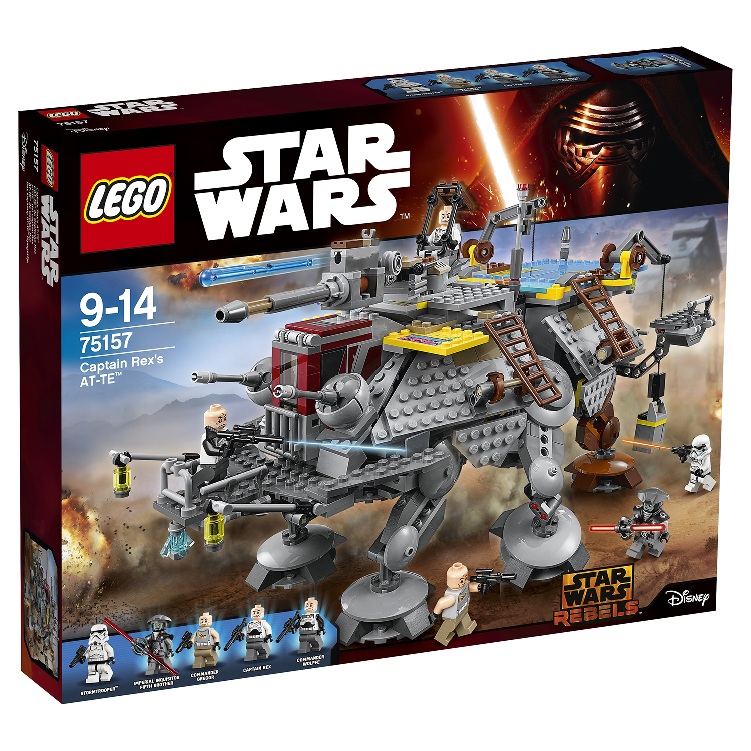 Конструктор LEGO Star Wars Вездеход AT-TE капитана Рекса блочный - фото 2