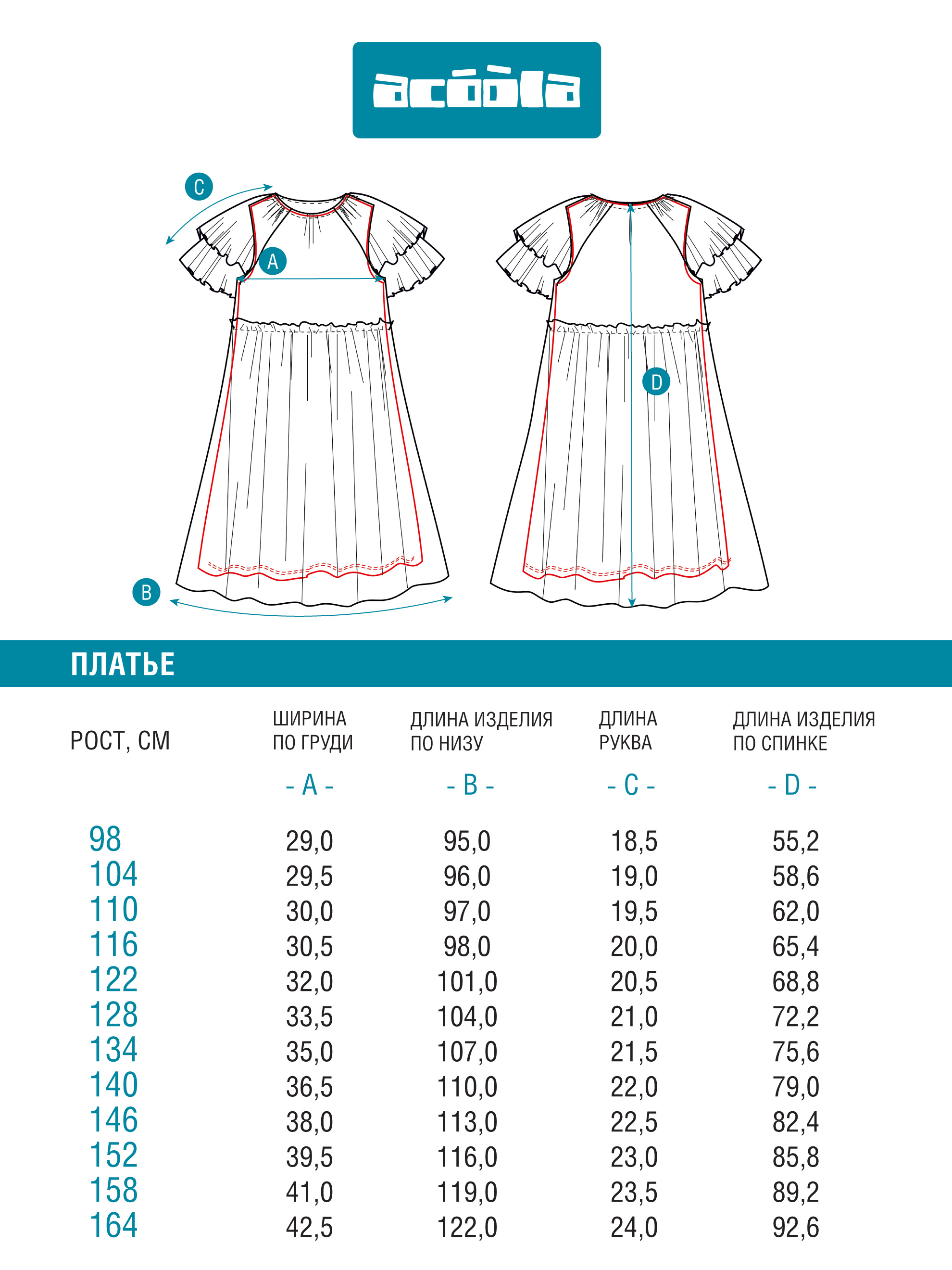 Платье Acoola 20230200070_0093530 - фото 3