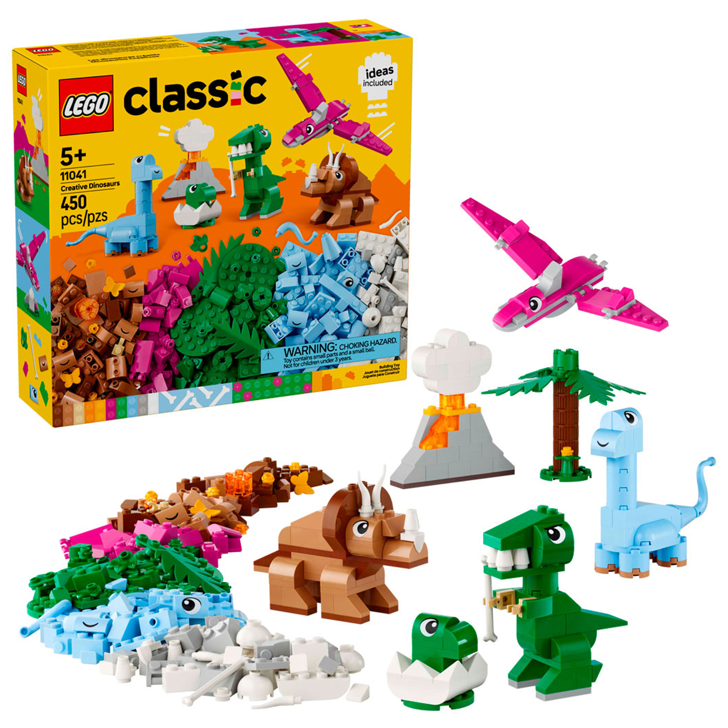 Конструктор LEGO Classic Креативные Динозавры 450 дет. - фото 1