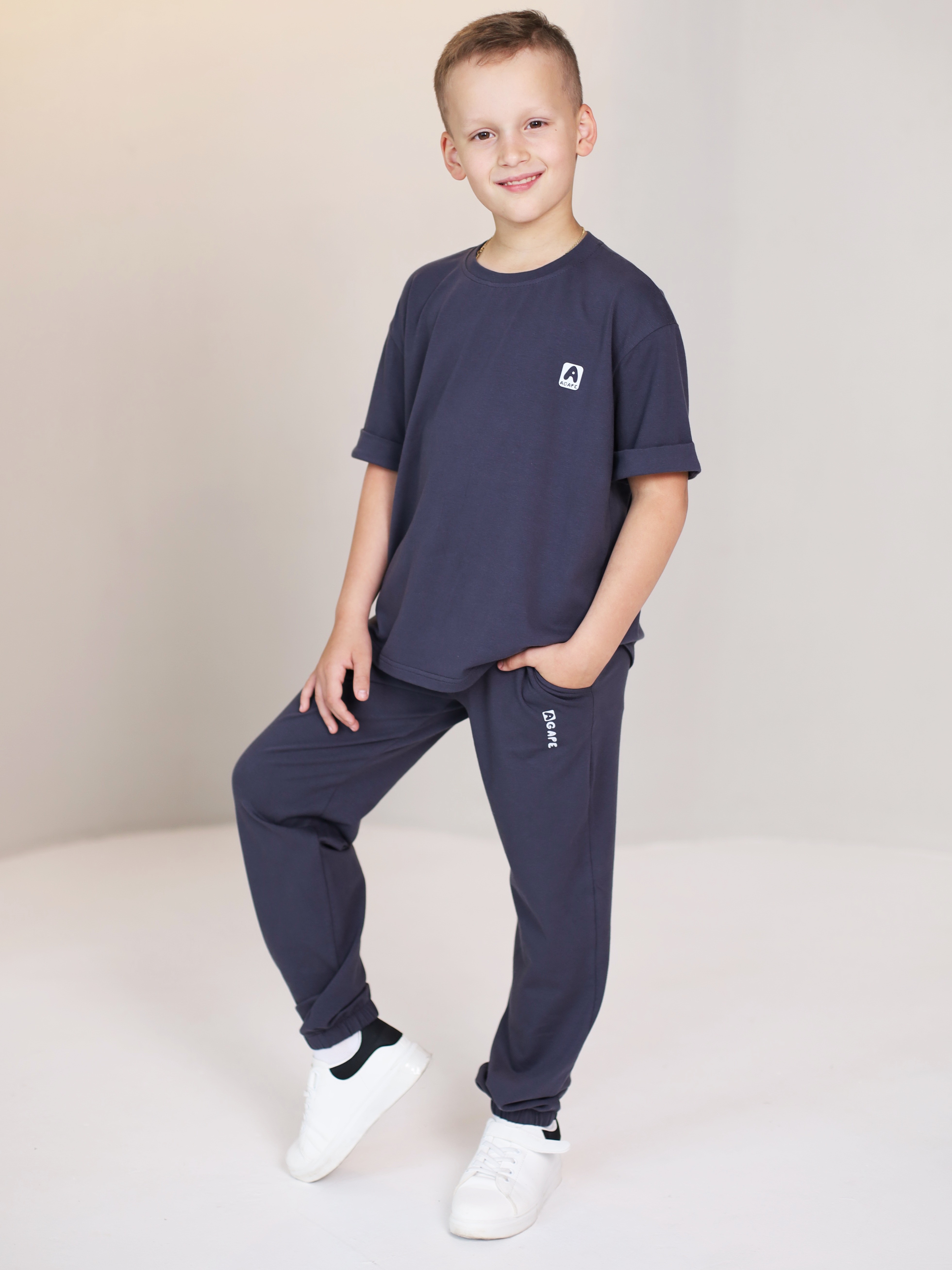 Костюм Агапэ 8017_серый - фото 3