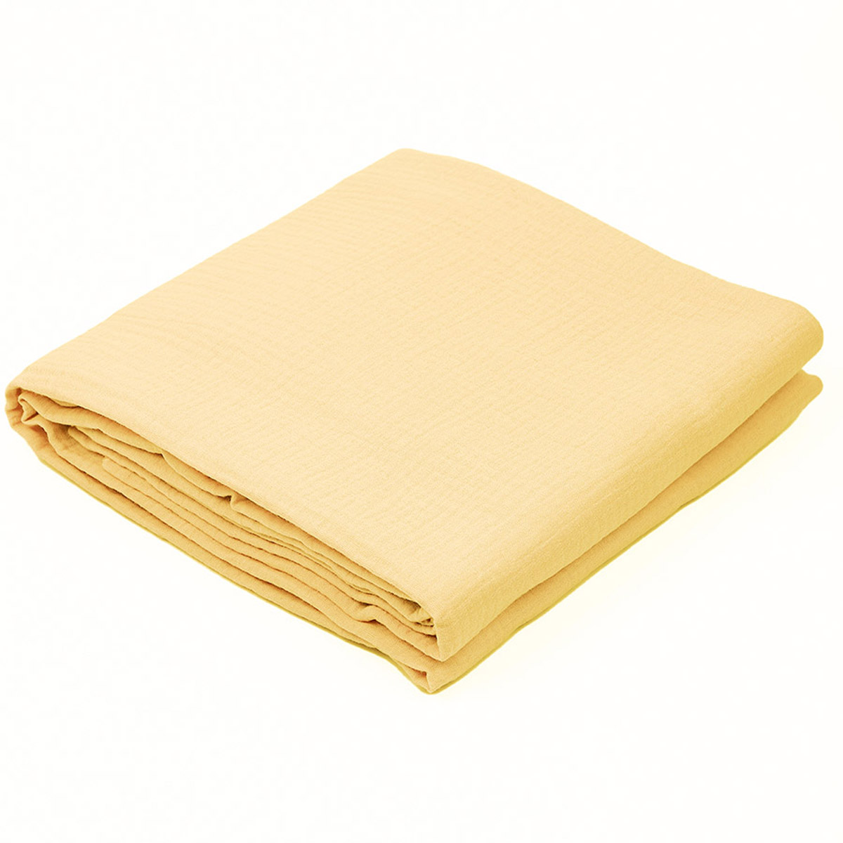 Ткань муслин TBY двухслойный жатый 1.3м х 2м – желтый - фото 7