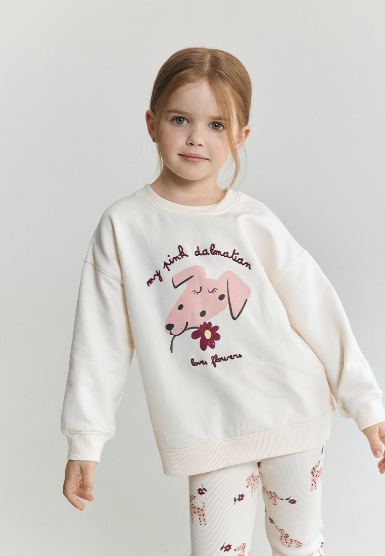 Свитшот artie W25M10T-1418D/Молочный - фото 4